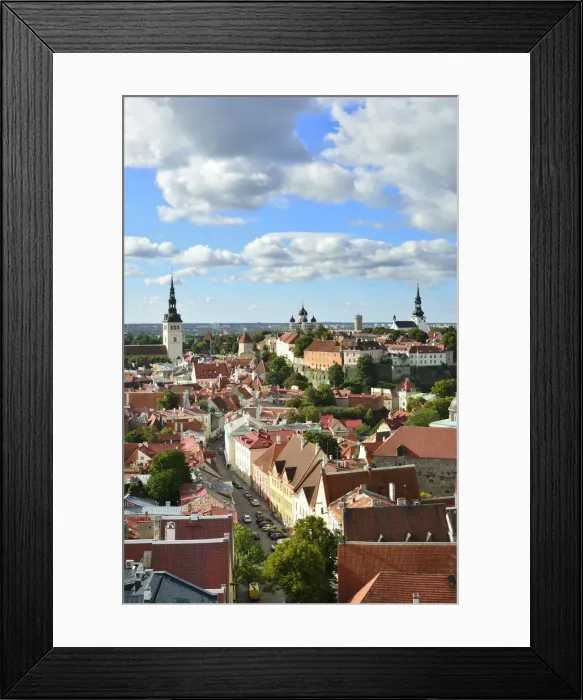 Framed Print : Old Town of Tallinn and Toompea Hill, a Unesco World Heritage Site. Tallinn, Estonia Framed Print : Old Town of Tallinn and Toompea Hill, a Unesco World Heritage Site. Tallinn, Estonia