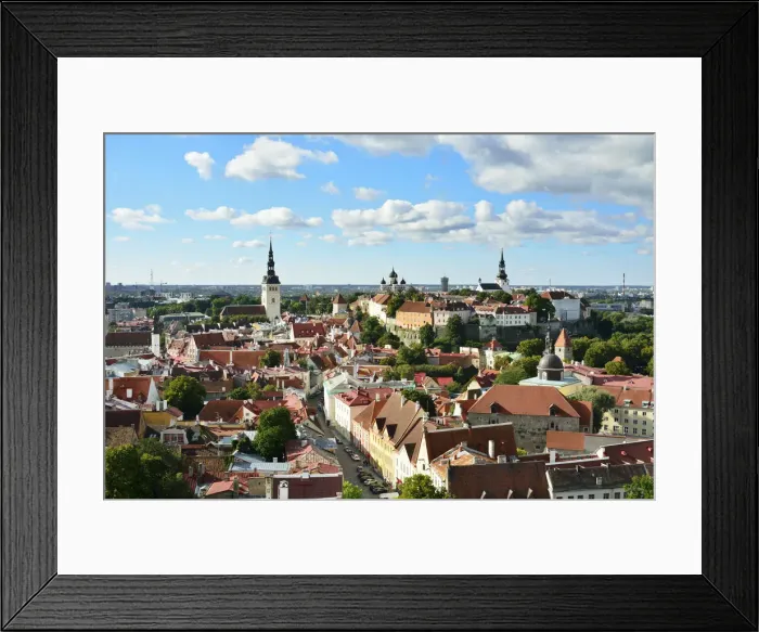 Framed Print : Old Town of Tallinn and Toompea Hill, a Unesco World Heritage Site. Tallinn, Estonia Framed Print : Old Town of Tallinn and Toompea Hill, a Unesco World Heritage Site. Tallinn, Estonia