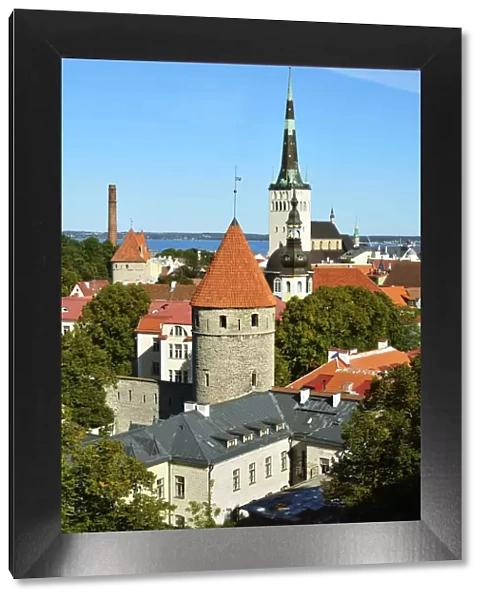 Old Town of Tallinn, a Unesco World Heritage Site. Tallinn, Estonia