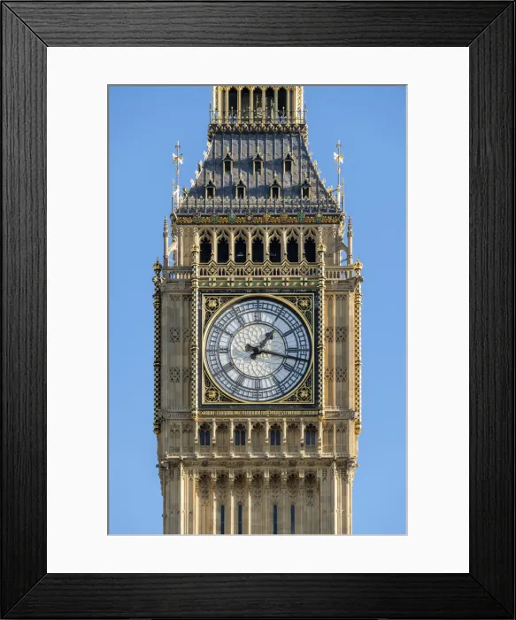 Framed Print : United Kingdom, England, London. Clock face of Big Ben (Elizabeth Tower), which stands Framed Print : United Kingdom, England, London. Clock face of Big Ben (Elizabeth Tower), which stands