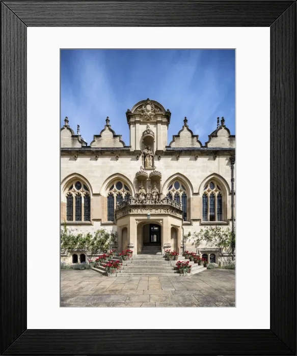 Framed Print : Europe, United Kingdom, England, Oxfordshire, Oxford, Oriel College Framed Print : Europe, United Kingdom, England, Oxfordshire, Oxford, Oriel College