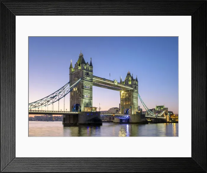 Framed Print : United Kingdom, England, London. Tower Bridge over the River Thames at sunrise Framed Print : United Kingdom, England, London. Tower Bridge over the River Thames at sunrise