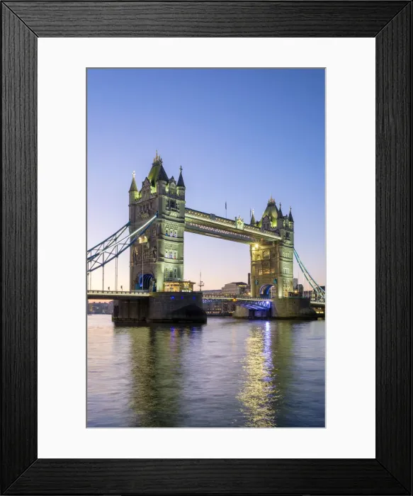 Framed Print : United Kingdom, England, London. Tower Bridge over the River Thames at sunrise Framed Print : United Kingdom, England, London. Tower Bridge over the River Thames at sunrise