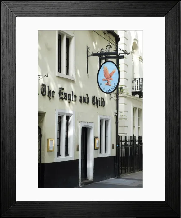 Framed Print : Europe, Great Britain, England, Oxfordshire, Oxford, The Eagle and Child pub (aka Bird Framed Print : Europe, Great Britain, England, Oxfordshire, Oxford, The Eagle and Child pub (aka Bird