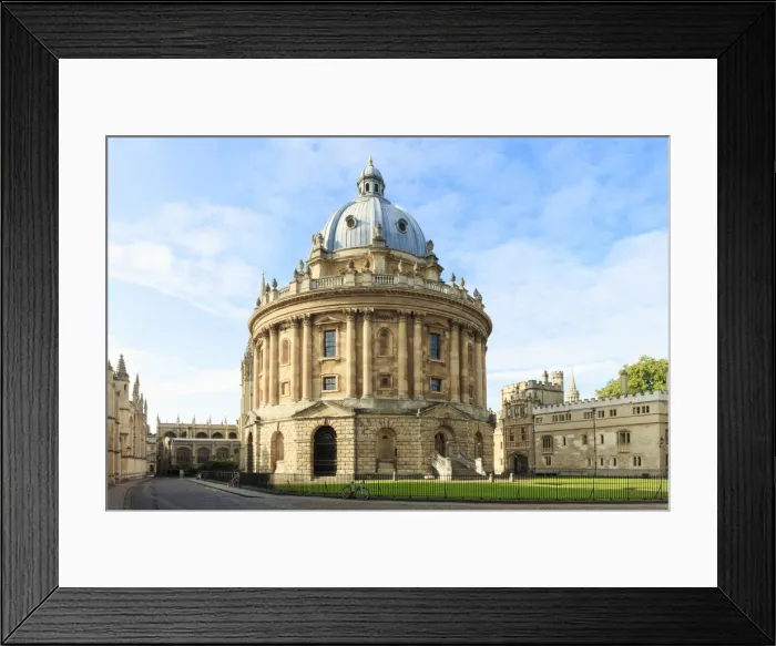 Framed Print : Europe, Great Britain, England, Oxfordshire, Oxford University, Radcliffe camera or Framed Print : Europe, Great Britain, England, Oxfordshire, Oxford University, Radcliffe camera or