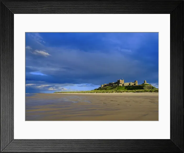 Framed Print : Europe, Great Britain, England, Northumberland, Bamburgh castle Framed Print : Europe, Great Britain, England, Northumberland, Bamburgh castle