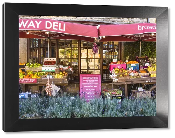 Deli in the Cotswold village of Broadway, Worcestershire, UK
