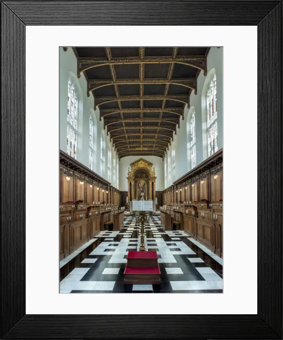 Framed Print : Europe, United Kingdom, England, Cambridge, Cambridge University, Trinity College chapel