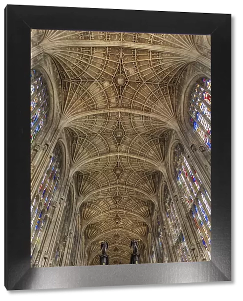 Europe, United Kingdom, England, Cambridge, Cambridge University, nave of King s