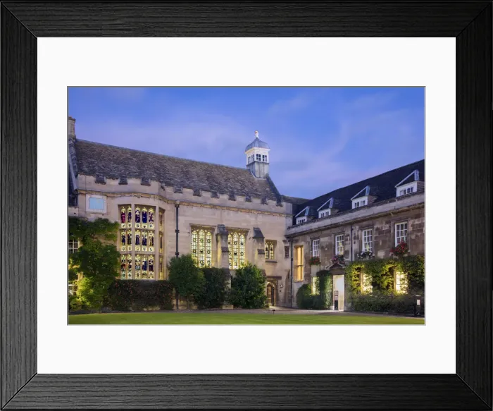 Framed Print : Europe, United Kingdom, England, Cambridge, Cambridge University, Christs college