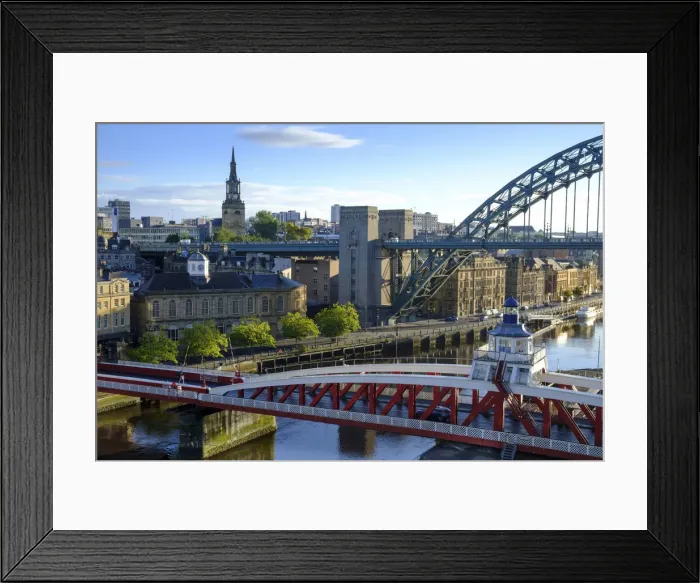 Framed Print : Europe, Great Britain, England, Northumberland, Newcastle-upon-Tyne, Gateshead, views Framed Print : Europe, Great Britain, England, Northumberland, Newcastle-upon-Tyne, Gateshead, views
