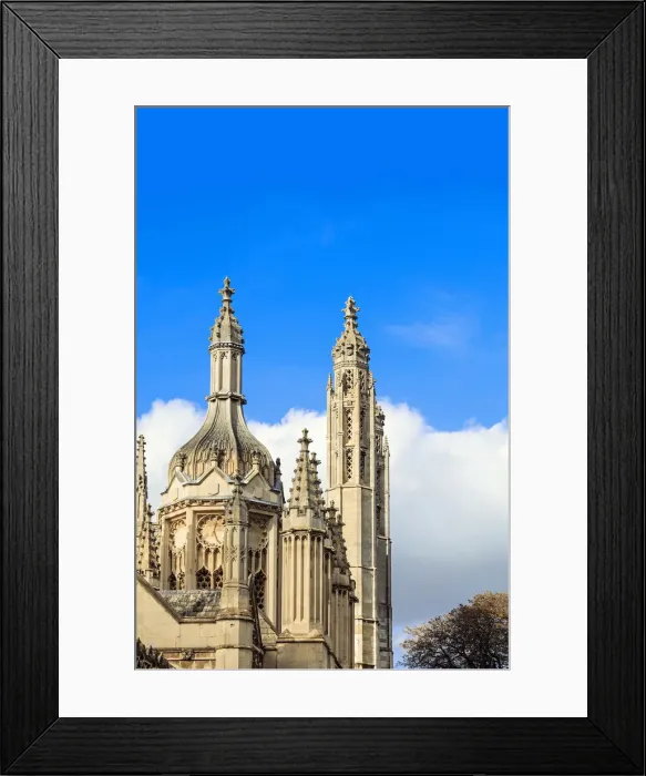 Framed Print : Europe, United Kingdom, England, Cambridge, Cambridge University, Kings College