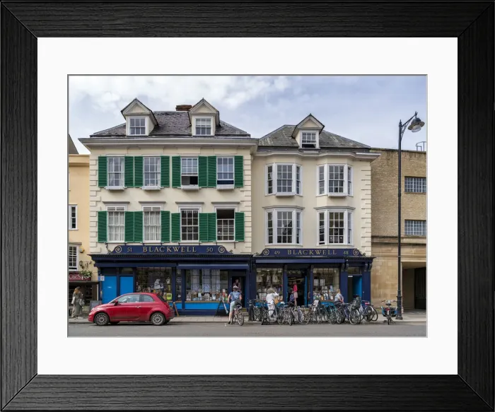 Framed Print : Europe, United Kingdom, England, Oxfordshire, Oxford, Blackwell Bookshop Framed Print : Europe, United Kingdom, England, Oxfordshire, Oxford, Blackwell Bookshop
