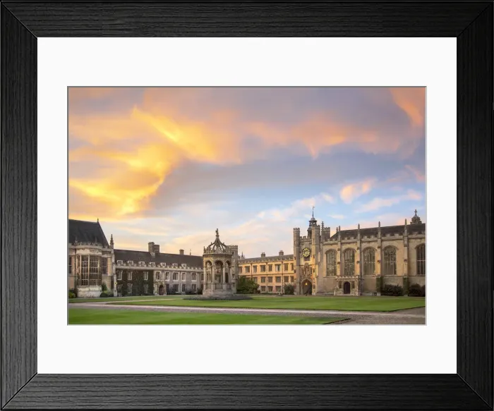 Framed Print : Europe, United Kingdom, England, Cambridge, Cambridge University, Trinity College Framed Print : Europe, United Kingdom, England, Cambridge, Cambridge University, Trinity College