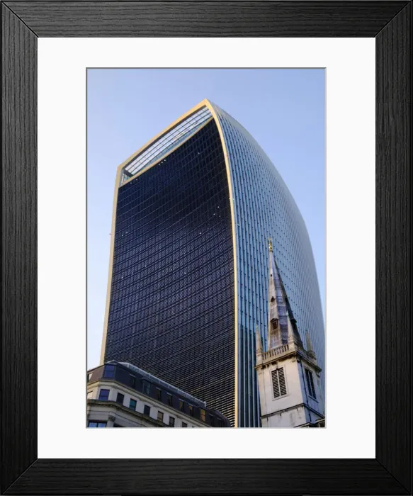 Framed Print : Europe, Great Britain, England, London, Rafael Vinolys 20 Fenchurch Street (The Framed Print : Europe, Great Britain, England, London, Rafael Vinolys 20 Fenchurch Street (The