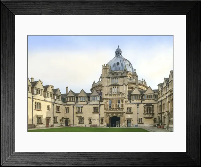 Framed Print : Europe, Great Britain, England, Oxford, Brasenose college