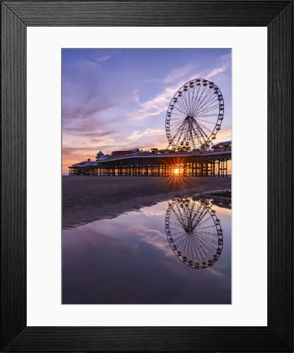 Framed Print : Europe, England, Lancashire, Blackpool, Central Pier Blackpool Framed Print : Europe, England, Lancashire, Blackpool, Central Pier Blackpool