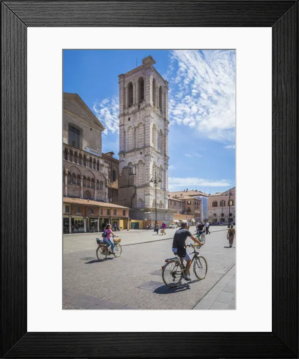 Framed Print : Ferrara old town, Emilia Romagna, Italy Framed Print : Ferrara old town, Emilia Romagna, Italy