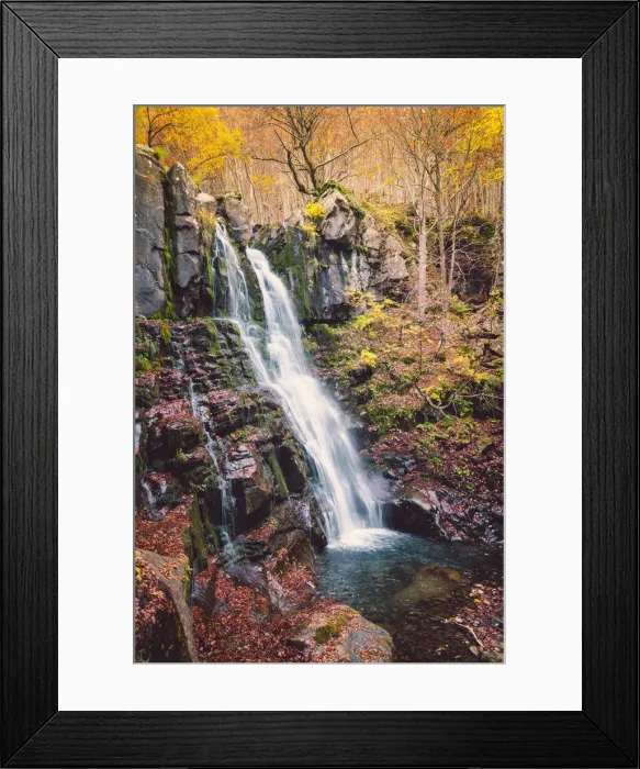 Framed Print : Appennino Tosco - Emiliano natural park, Dardagna Falls path, Modena province, Emilia