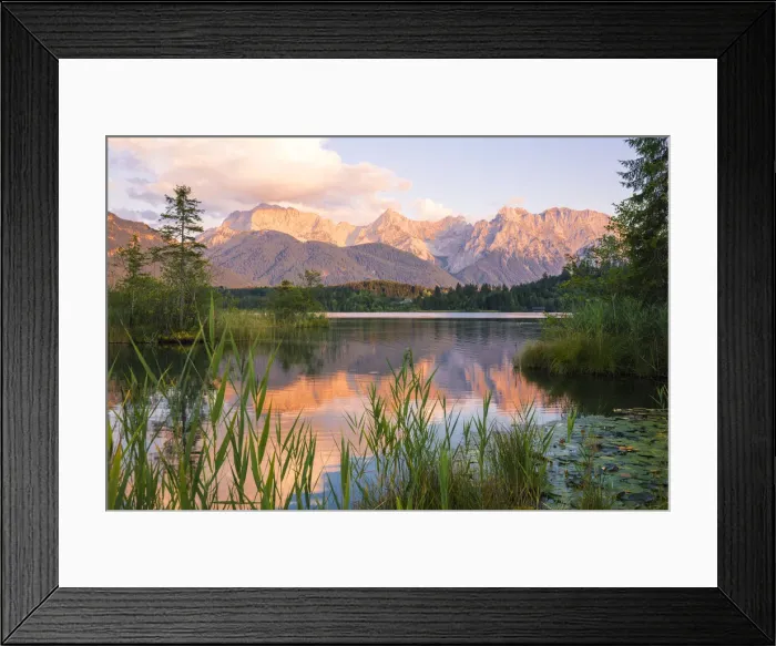 Framed Print : Barmsee, Garmisch Partenkirken, Bayern, Germany Framed Print : Barmsee, Garmisch Partenkirken, Bayern, Germany