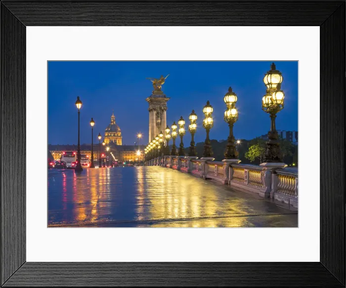 Framed Print : Pont Alexandre III & Les Invalides, Paris, France Framed Print : Pont Alexandre III & Les Invalides, Paris, France