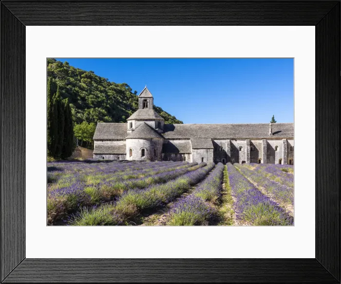Framed Print : Abbaye de Senanque, Provence, France Framed Print : Abbaye de Senanque, Provence, France