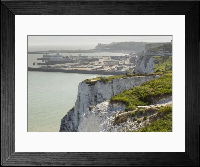 Framed Print : UK, England, Kent Dover The White Cliffs Framed Print : UK, England, Kent Dover The White Cliffs