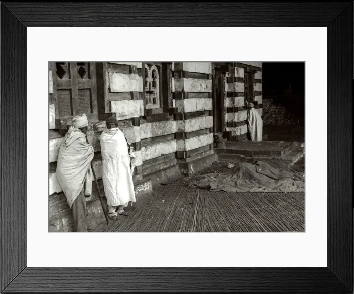 Framed Print : Africa, Ethiopia, Lalibela. Prayers at Yemrehanna Kristos Church Framed Print : Africa, Ethiopia, Lalibela. Prayers at Yemrehanna Kristos Church