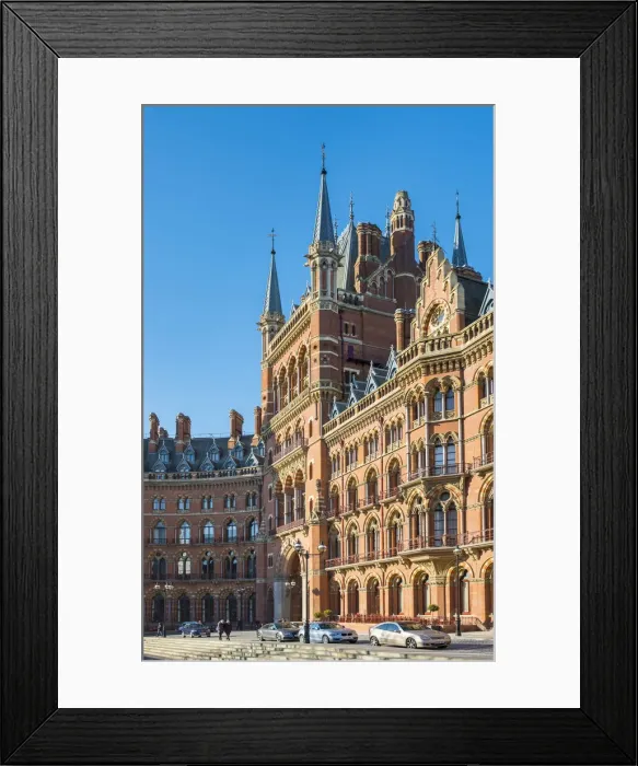 Framed Print : United Kingdom, England, London. St Pancras International railway station Framed Print : United Kingdom, England, London. St Pancras International railway station