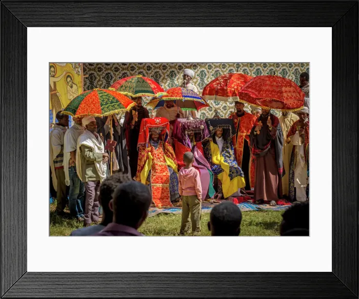 Framed Print : Africa, Ethiopia, Tana Lake. Celebrating the Timkat holiday Framed Print : Africa, Ethiopia, Tana Lake. Celebrating the Timkat holiday