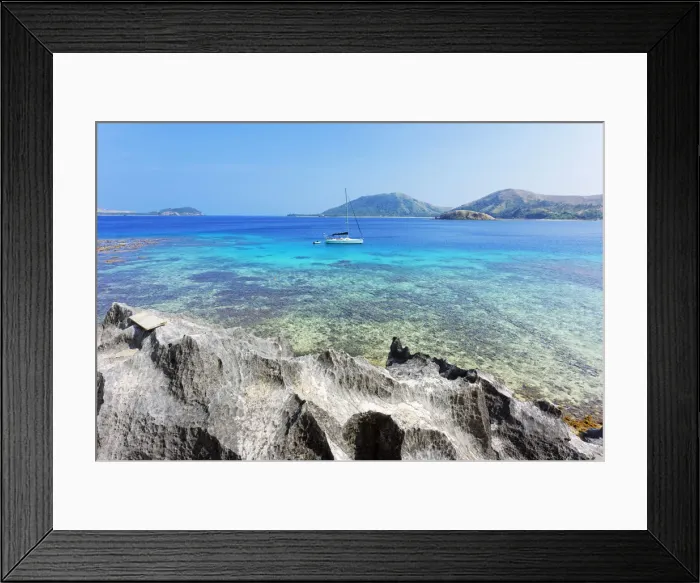 Framed Print : Yasawa island, Yasawa island group, Fiji, South Pacific islands, Pacific