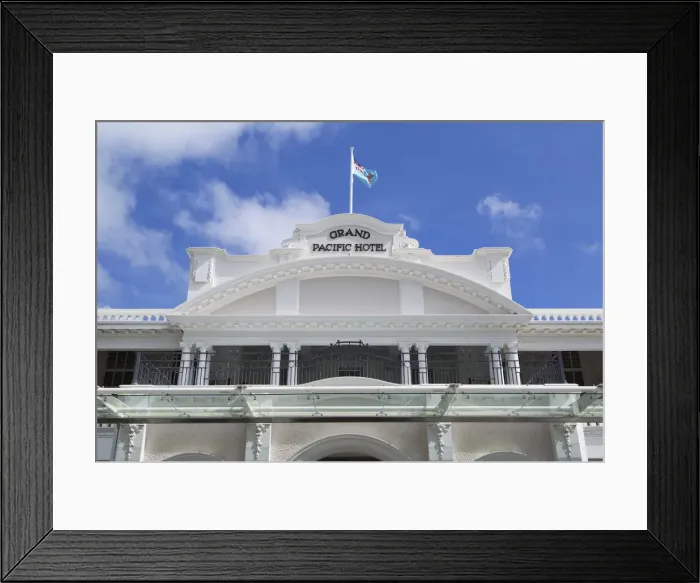 Framed Print : Grand Pacific Hotel, Suva, Viti Levu, Fiji