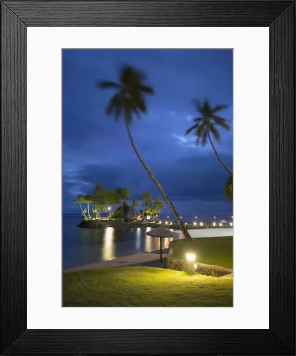 Framed Print : Jetty to Wicked Walu restaurant at The Warwick Hotel, Coral Coast, Viti Levu, Fiji (PR) Framed Print : Jetty to Wicked Walu restaurant at The Warwick Hotel, Coral Coast, Viti Levu, Fiji (PR)
