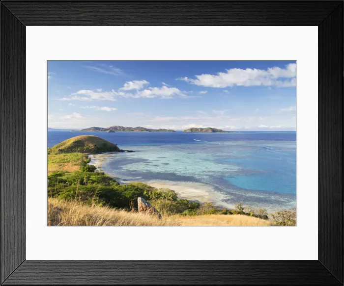 Framed Print : View of lagoon, Mana Island, Mamanuca Islands, Fiji Framed Print : View of lagoon, Mana Island, Mamanuca Islands, Fiji
