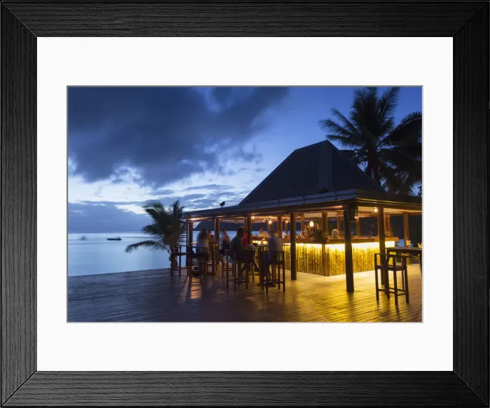 Framed Print : Bar at Octopus Resort, Waya Island, Yasawa Islands, Fiji Framed Print : Bar at Octopus Resort, Waya Island, Yasawa Islands, Fiji