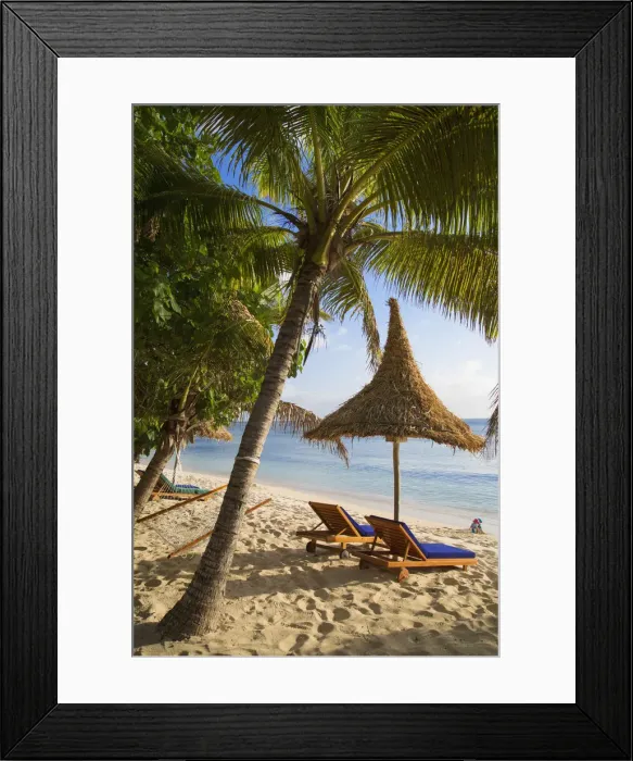 Framed Print : Beach at Octopus Resort, Waya Island, Yasawa Islands, Fiji Framed Print : Beach at Octopus Resort, Waya Island, Yasawa Islands, Fiji