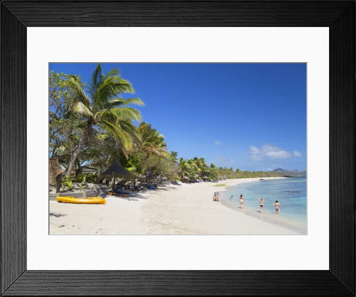 Framed Print : Blue Lagoon Resort, Nacula Island, Yasawa Islands, Fiji