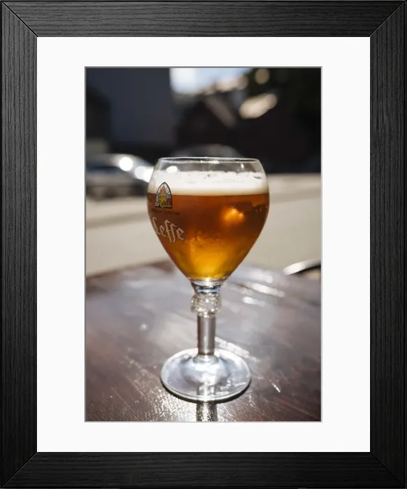 Framed Print : Leffe Beer, Old Town, Tallinn, Estonia, Europe