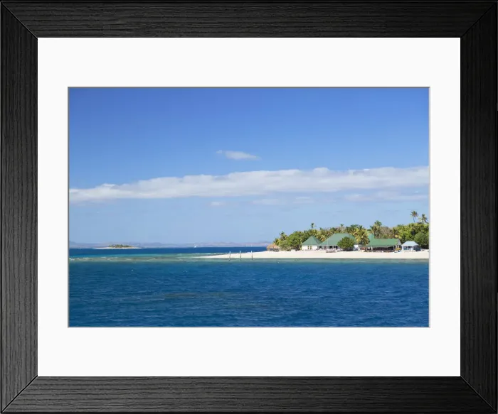 Framed Print : Bounty Island Resort on Bounty Island, Mamanuca Islands, Fiji (PR) Framed Print : Bounty Island Resort on Bounty Island, Mamanuca Islands, Fiji (PR)