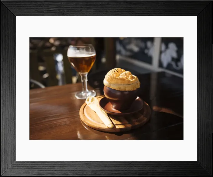 Framed Print : Traditional Estonian soup with beer, Old Town, Tallinn, Estonia, Europe Framed Print : Traditional Estonian soup with beer, Old Town, Tallinn, Estonia, Europe