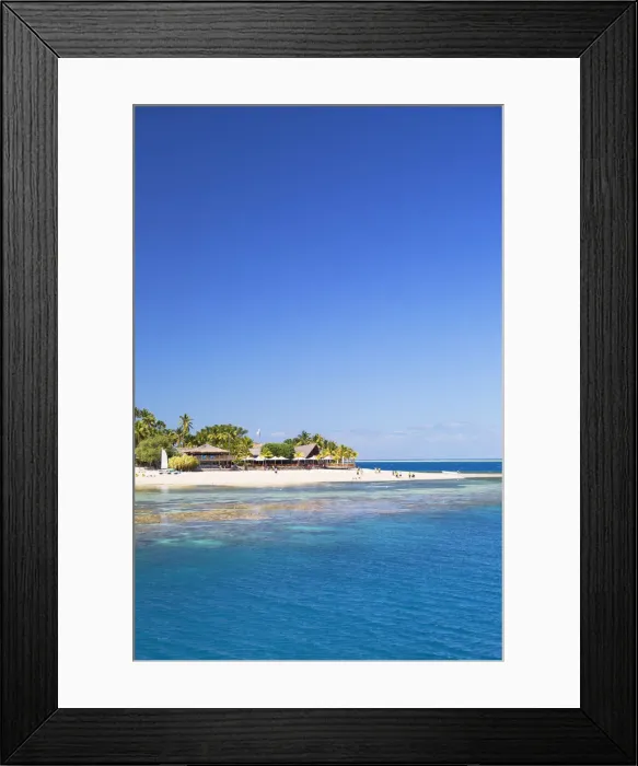 Framed Print : Castaway Island Resort, Castaway Island, Mamanuca Islands, Fiji Framed Print : Castaway Island Resort, Castaway Island, Mamanuca Islands, Fiji