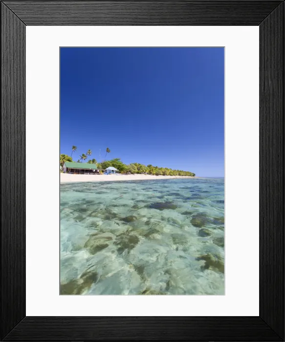 Framed Print : Bounty Island Resort on Bounty Island, Mamanuca Islands, Fiji (PR) Framed Print : Bounty Island Resort on Bounty Island, Mamanuca Islands, Fiji (PR)
