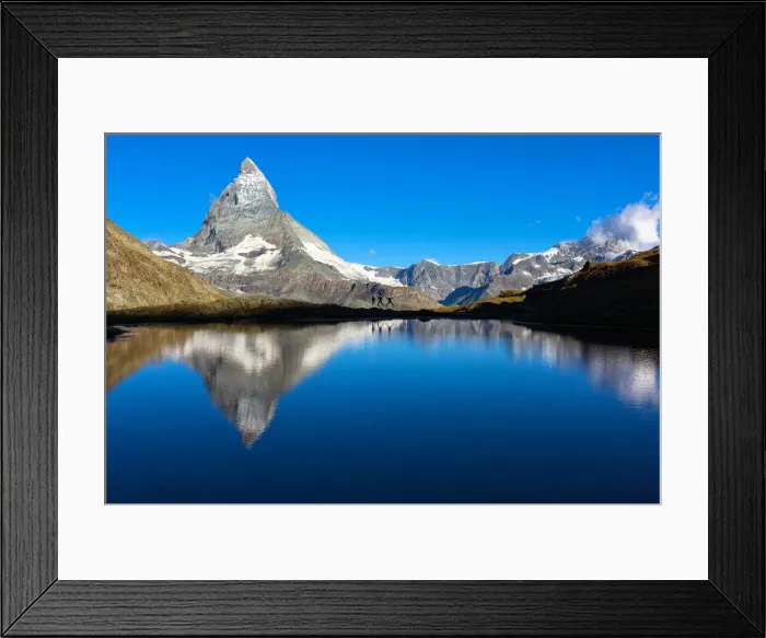 Framed Print : Riffelsee Lake, Matterhorn, Switzerland Framed Print : Riffelsee Lake, Matterhorn, Switzerland
