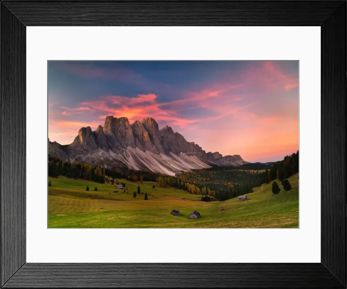 Framed Print : Odle, Funes, Dolomites, Trentino alto Adige, Italy Framed Print : Odle, Funes, Dolomites, Trentino alto Adige, Italy