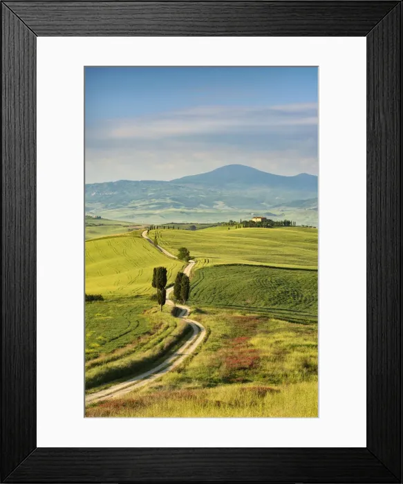 Framed Print : Val d Orcia, Pienza, Tuscany, Italy Framed Print : Val d Orcia, Pienza, Tuscany, Italy