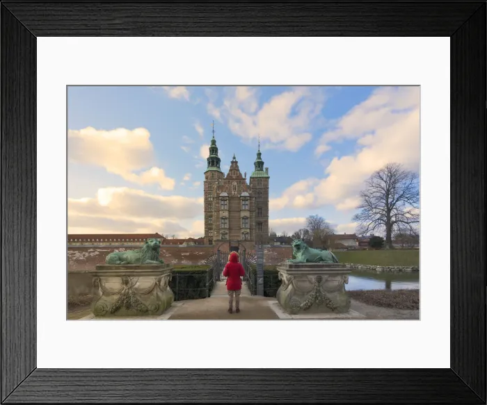 Framed Print : Rosenborg castle, Copenaghen, Denmark, Northern Europe