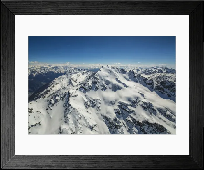Framed Print : Aerial view of Peak Piazzi Valdidentro Sondrio Valtellina Lombardy Italy Europe Framed Print : Aerial view of Peak Piazzi Valdidentro Sondrio Valtellina Lombardy Italy Europe