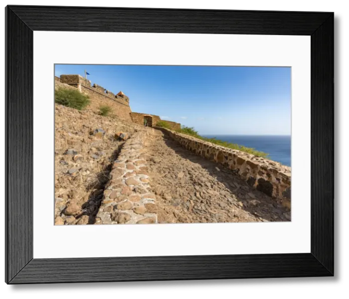 Framed Print : africa, Cape Verde, Santiago. The entrance to the fortress in Cidade Velha Framed Print : africa, Cape Verde, Santiago. The entrance to the fortress in Cidade Velha