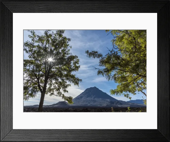 Framed Print : africa, Cape Verde, Fogo. The Pico do Fogo seen from Cha das Caldeiras Framed Print : africa, Cape Verde, Fogo. The Pico do Fogo seen from Cha das Caldeiras