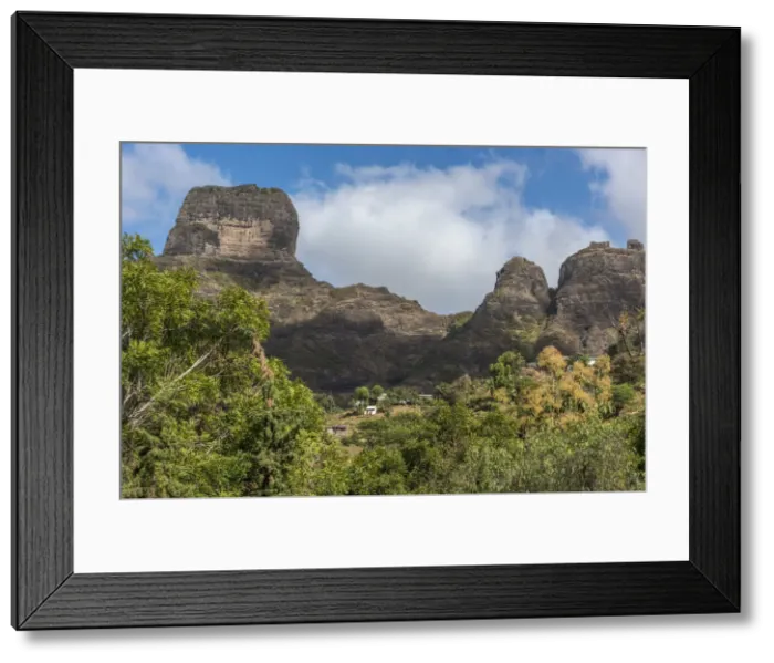 Framed Print : africa, Cape Verde, Santiago. The green heart of the island Framed Print : africa, Cape Verde, Santiago. The green heart of the island